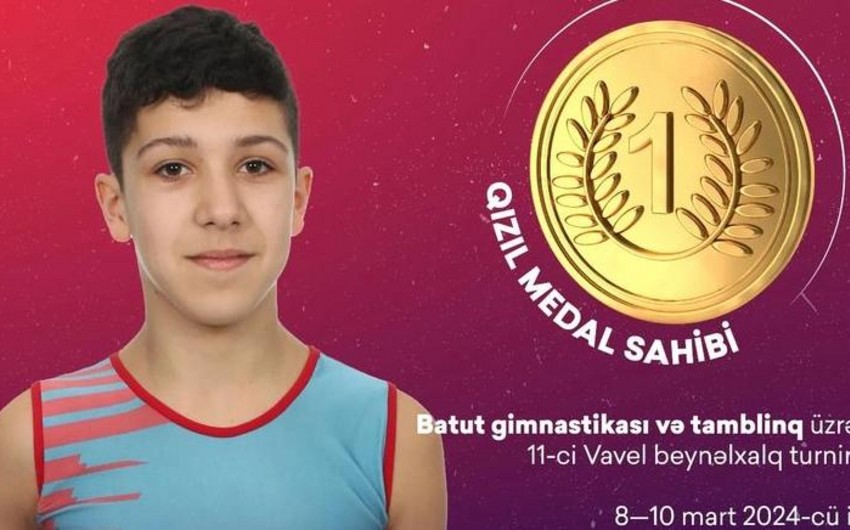 Gimnastımız Polşada çempion oldu&nbsp;